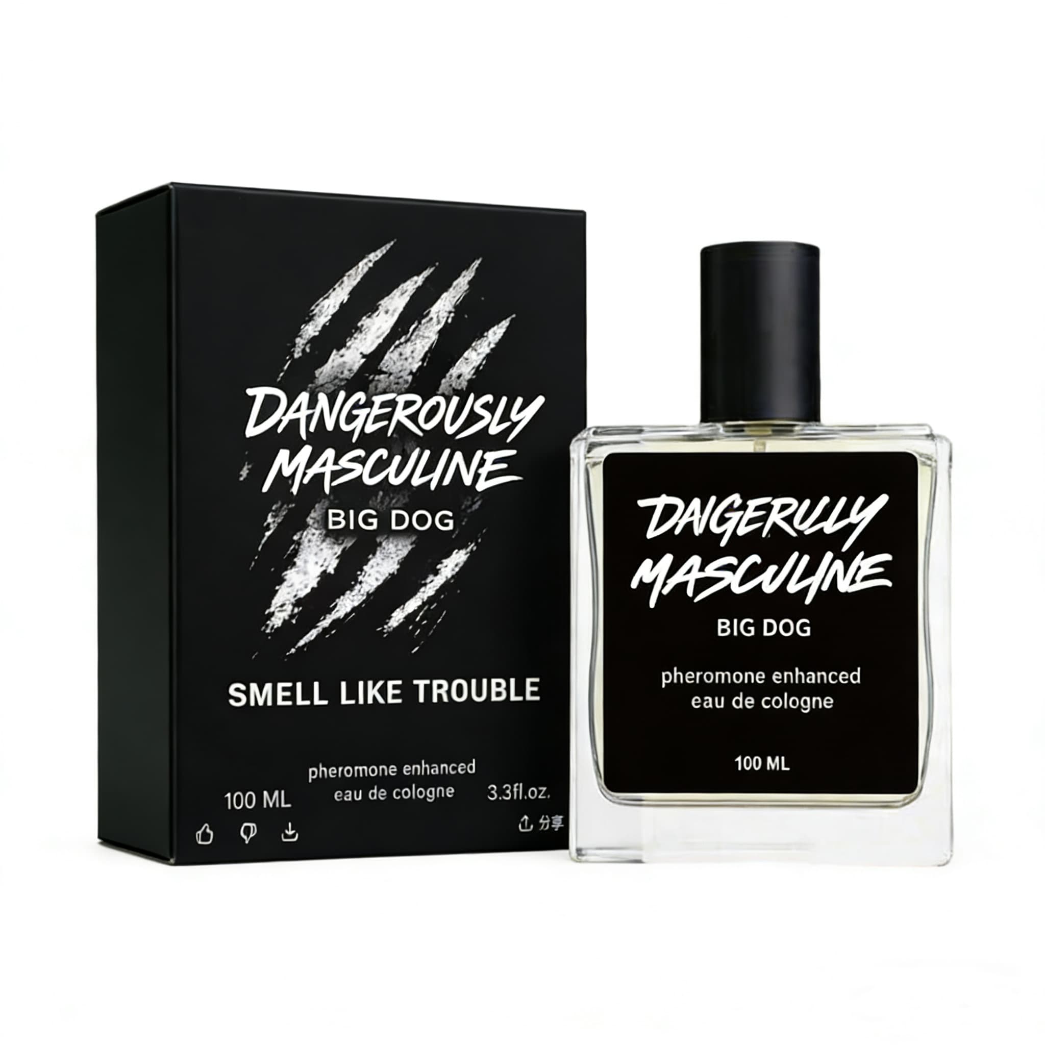 TEMU Dangerously Masculine Big For Men:, With Wood, Scent, Your , A Blend Of Wood, & Musk For The .