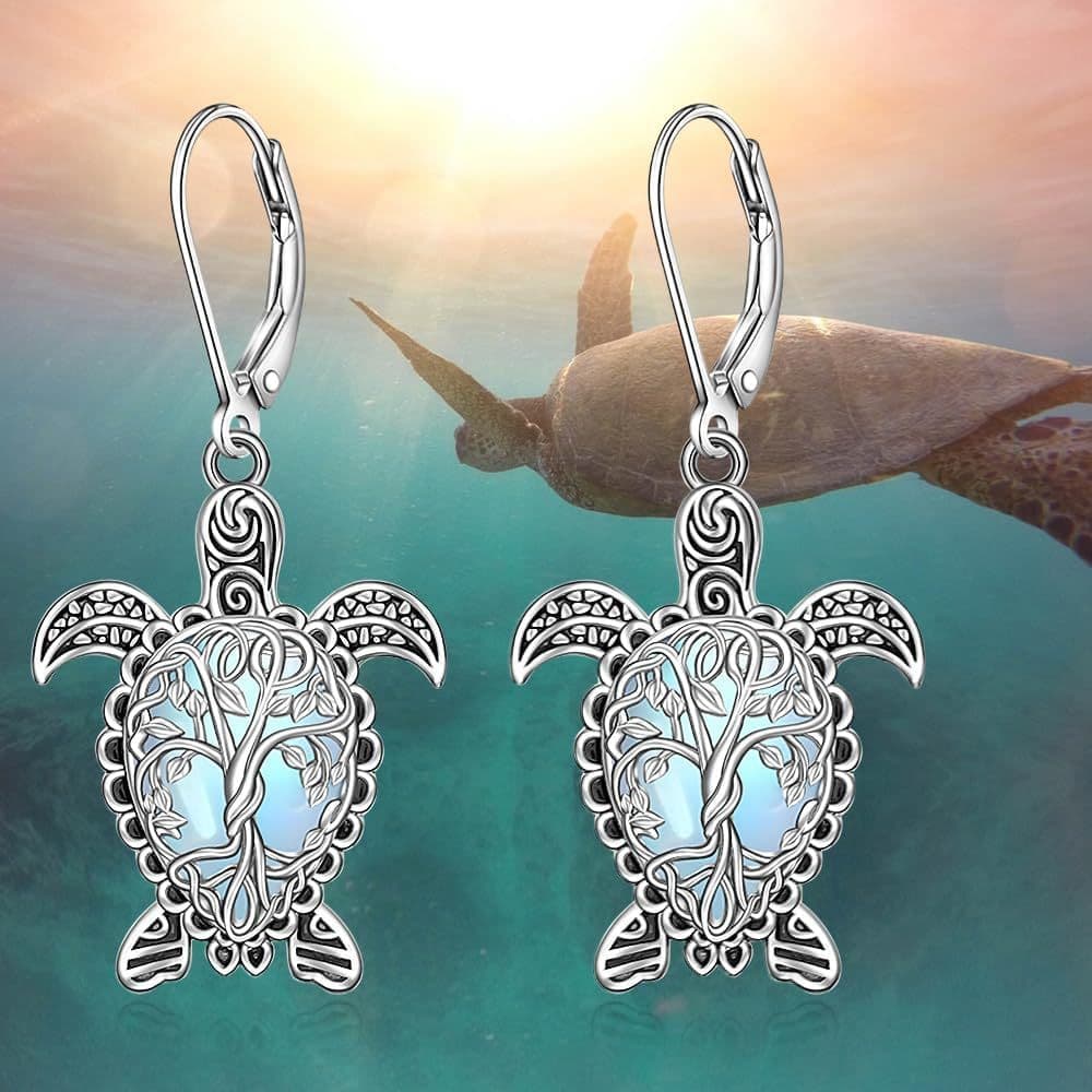 TEMU Turtle Earrings Animal Pendant Earrings Christmas Halloween Jewelry Gift Birthday Party Anniversary Gift