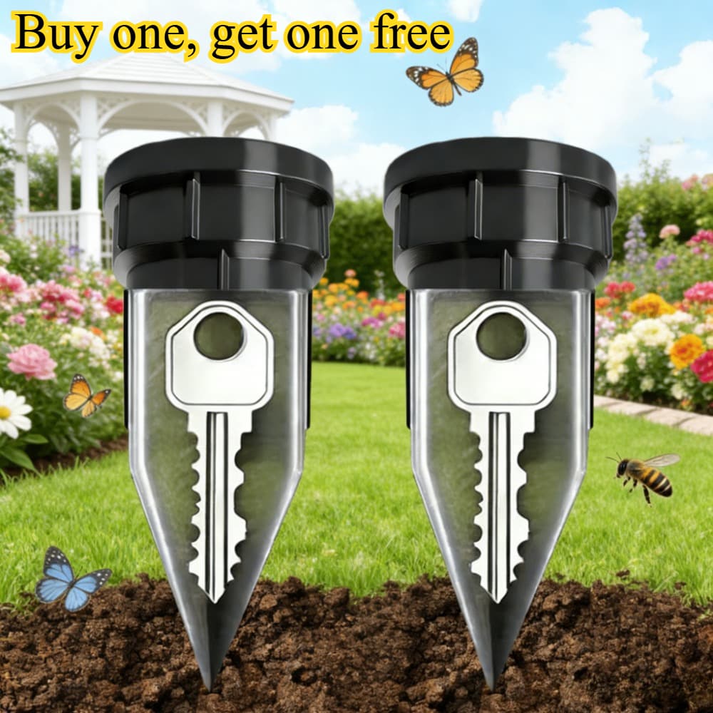 TEMU Outdoor Garden Key Concealer, Disguised As A Sprinkler With A Realistic Key, Buried Under The Lawn, Waterproof And -proof. Used In Gardens And Lawns, And An Invisible Safe For Storing Keys With .