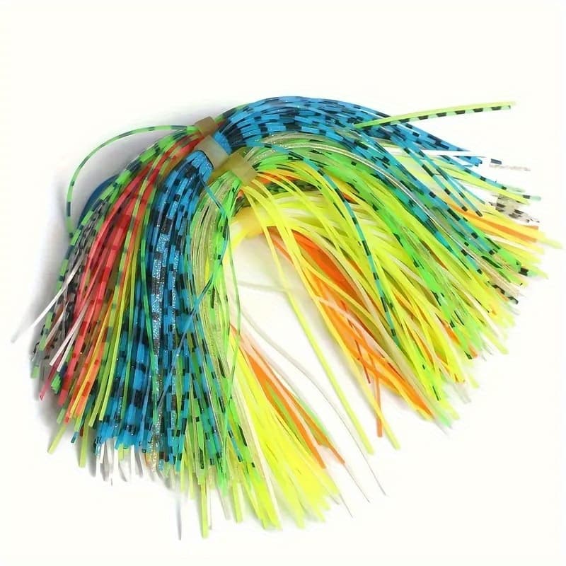 TEMU 300pcs Soft Bait Upgrade Kit Colored Silicone Skirts, Jig Heads & Pvc Strands For Beaver Lure Modifications | Vibrant Silicone Threads For Fishing Tackle | Diy Bait Enhancement Accessories