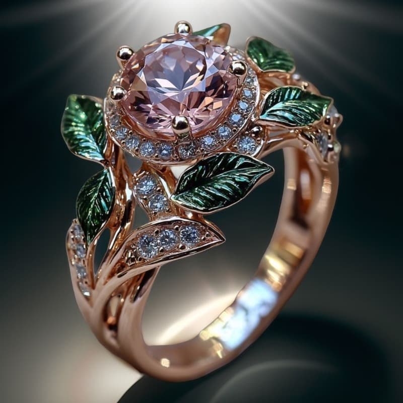 TEMU A Stylish Teenager's Ring Made Of 925 Silver, Featuring A Vibrant Pink . Elegant And , Use As Well As Special Occasions Like Parties, Birthdays, Anniversaries, , And Christmas.