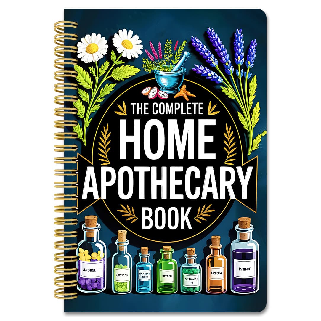 TEMU Medicine Book With Perforated Pages - Vintage Journal For Stress, Balance & Skincare, Botanical Medicinal Plant Guide (5.5x8.3 Inch) - Retro Short Binding Diary For S & Herbalists