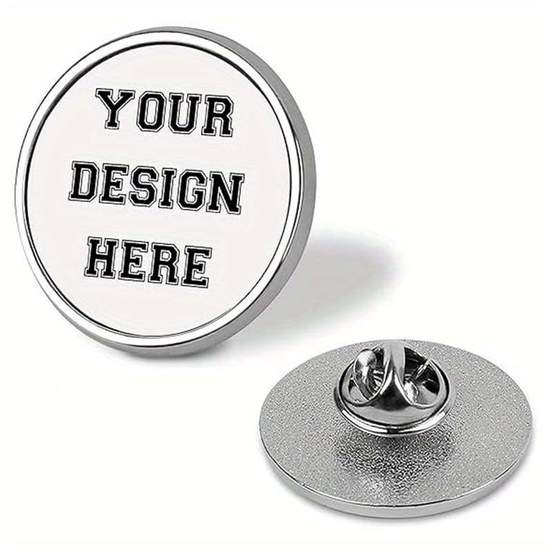 TEMU [personalized Charm] Custom Enamel Pin With Your Photo - Create A For Festive Celebrations , A Personalized Gift For .