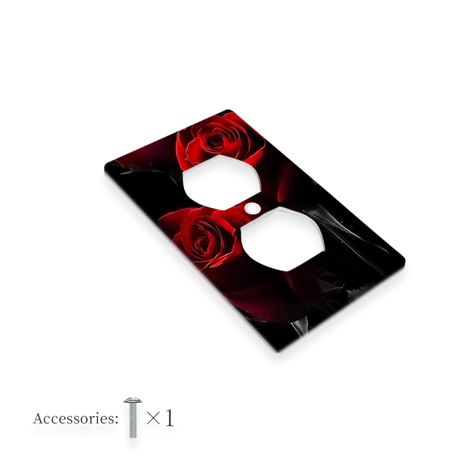 TEMU 1pc 1gang/2gang Valentine's Switch Cover Plate Decorative For Bedrooms, Bathrooms, And Kitchen - Electrical