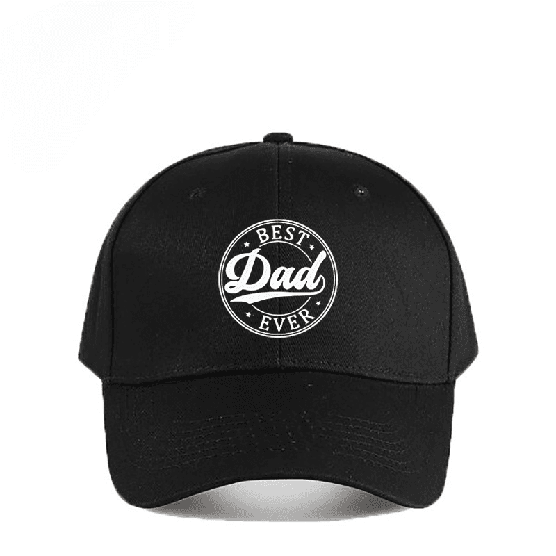 TEMU Best Dad Printed Baseball For Couples, Outdoor Casual Hat, Optional, Casual Wear, , , Unisex Hat, Quality Stitching, Durable Fabric, Stylish Headwear, Adjustable Hat, Family Matching, Fashion