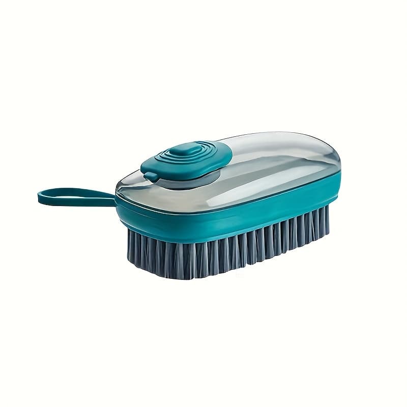 TEMU 1pc Multifunctional Liquid Cleaning Brush, Cleaning Tool Cleaning Brush, Clothes, Hats, Shoes Brush, Automatic Liquid Addition Cleaning, Laundry Brush