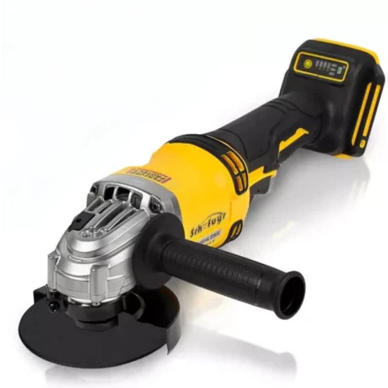 TEMU Cordless Angle Grinder Fit For 20v Battery (no Battery), Brushless Motor, 5 Inch Grinding Disc, 3 Variable And Adjustable Handle, Perfect Tool For And , Use For Metal, Stone Grinding, Woodworking
