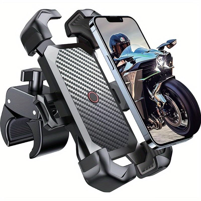TEMU Motorcycle Phone Mount,bike Phone Holder For Bicycle, [10s ] Handlebar Phone Mount, Compatible With Iphone, , All Cell Phone
