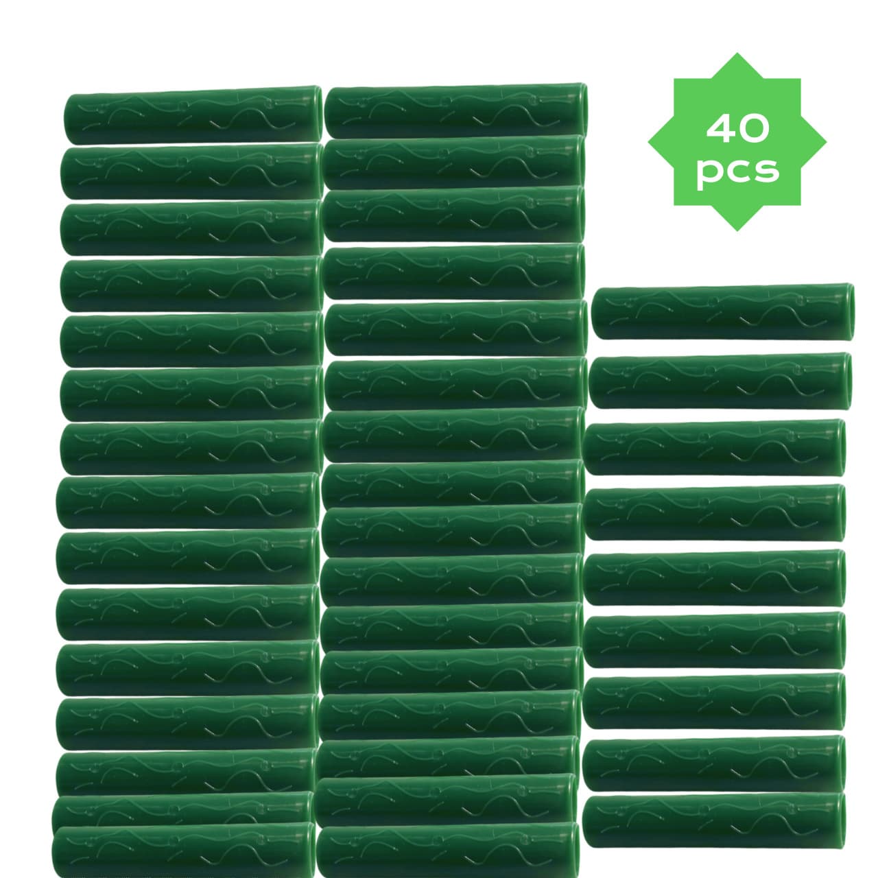 TEMU 40pcs Garden Pillar Connectors - Durable Plasticfor Climbing Plants - Ideal For Vines & Grafting, 8/11/16/20mm Sizes - Greenhouses & Home Gardens, Portable Plant Support Clamps