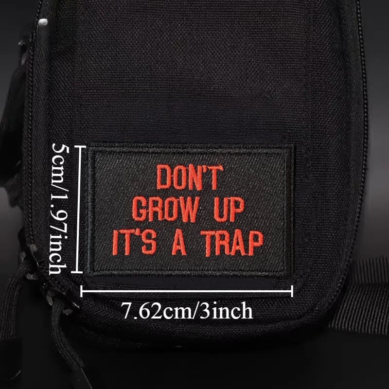 TEMU Don't Its Sarcastic Patch Badge Embroidery Backpack Clothes Decorative Sticker Armband