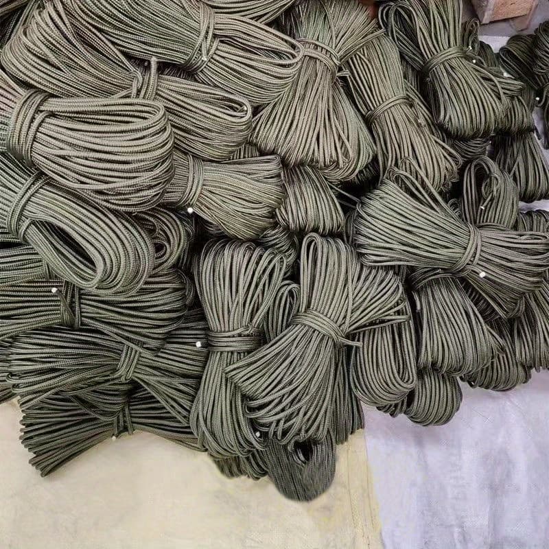 TEMU 100m High Strength Green Nylon Rope | Durable & Weather-resistant, Suitable For Camping, Survival, Fishing, And Hiking - For