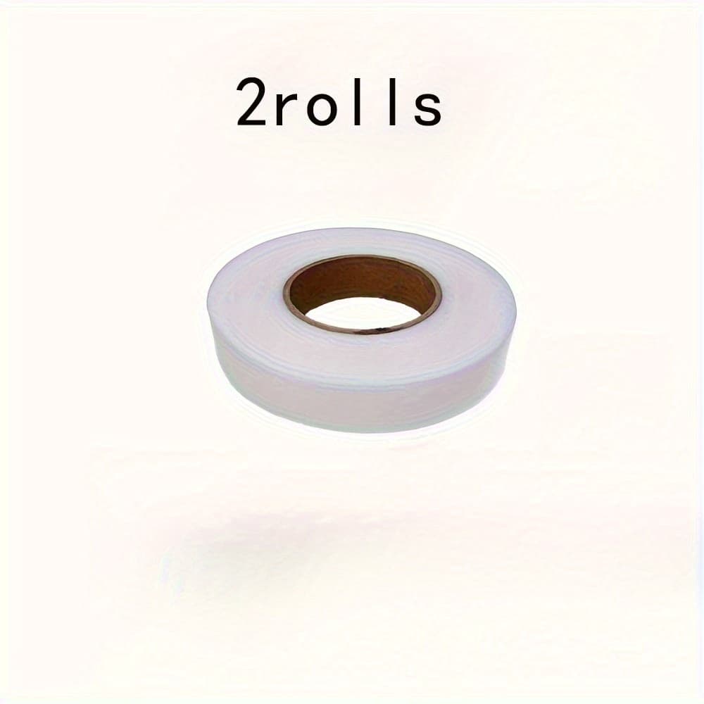 TEMU 2 Roll, Hemming Tape, Double Sided Adhesive Non-woven Fabric, Easy-to-use Self-adhesive Edge Shortening Paste For Diy Jeans Length Adjustment, Household Sewing Accessories
