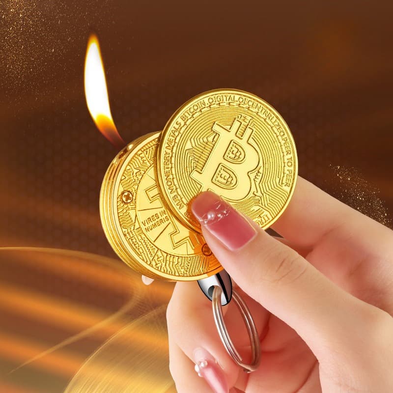 TEMU (no Butane Gas)creative Lighter, Butane Gas Lighter, Portable Keychain, , Suitable For Outdoor Ignition Candle Lighter, Unique Gift