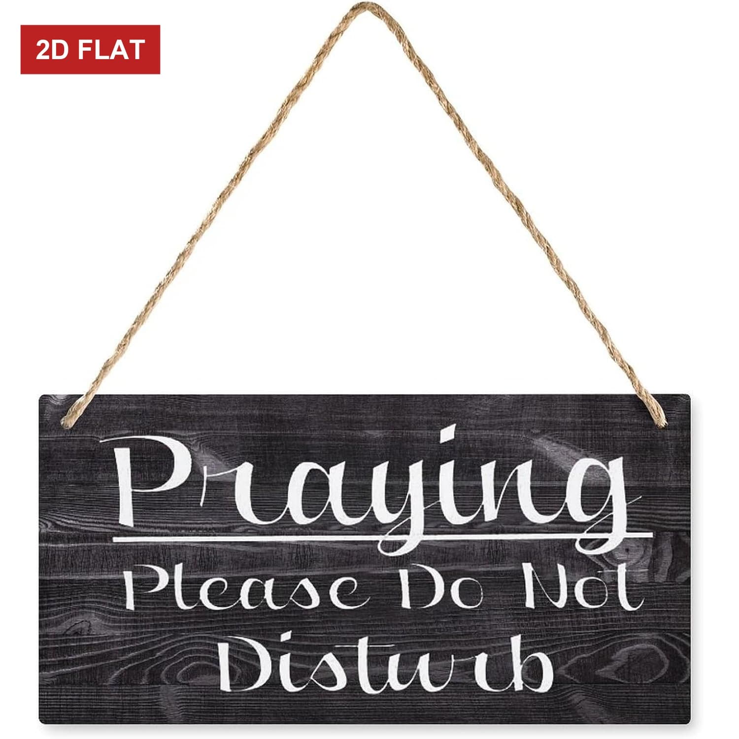 TEMU 2d Flat, Do Not Disturb Sign - Artificial Wood "please Do Not Disturb When " Hanging Plaque Suitable For Doors, Walls, Hotels & Beach Houses - Multi- Flat Wood Sign For Rooms & Homes, 2d Flat