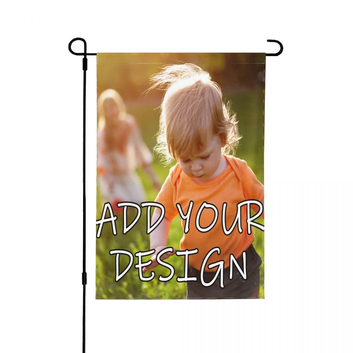 TEMU Custom Garden Flag 12x18 Double Sided Outdoor, 100% Polyester Personalized Yard Flags Decor Outside Add Your Image Text Logo, Customize Gifts Indoor Outdoor Decoration