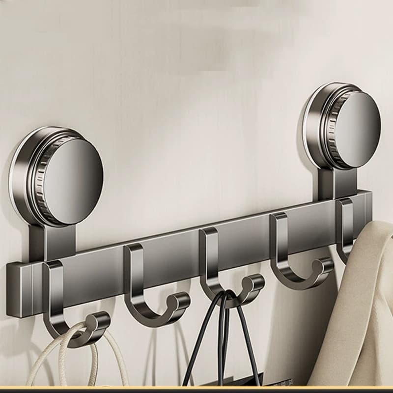 TEMU Door Back Wall Hook, To Punch, Strong Load-bearing Viscose Hook, Bathroom Entrance Door Clothing Hook, Drying Rack