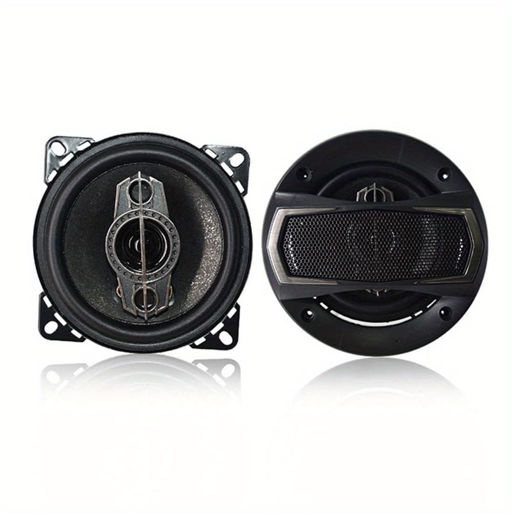 TEMU 2/4pcs 4-inch 440w Coaxial Car Speakers With Mica Subwoofer, And Included Wires Perfect For Car Door Auto Audio Music Systems