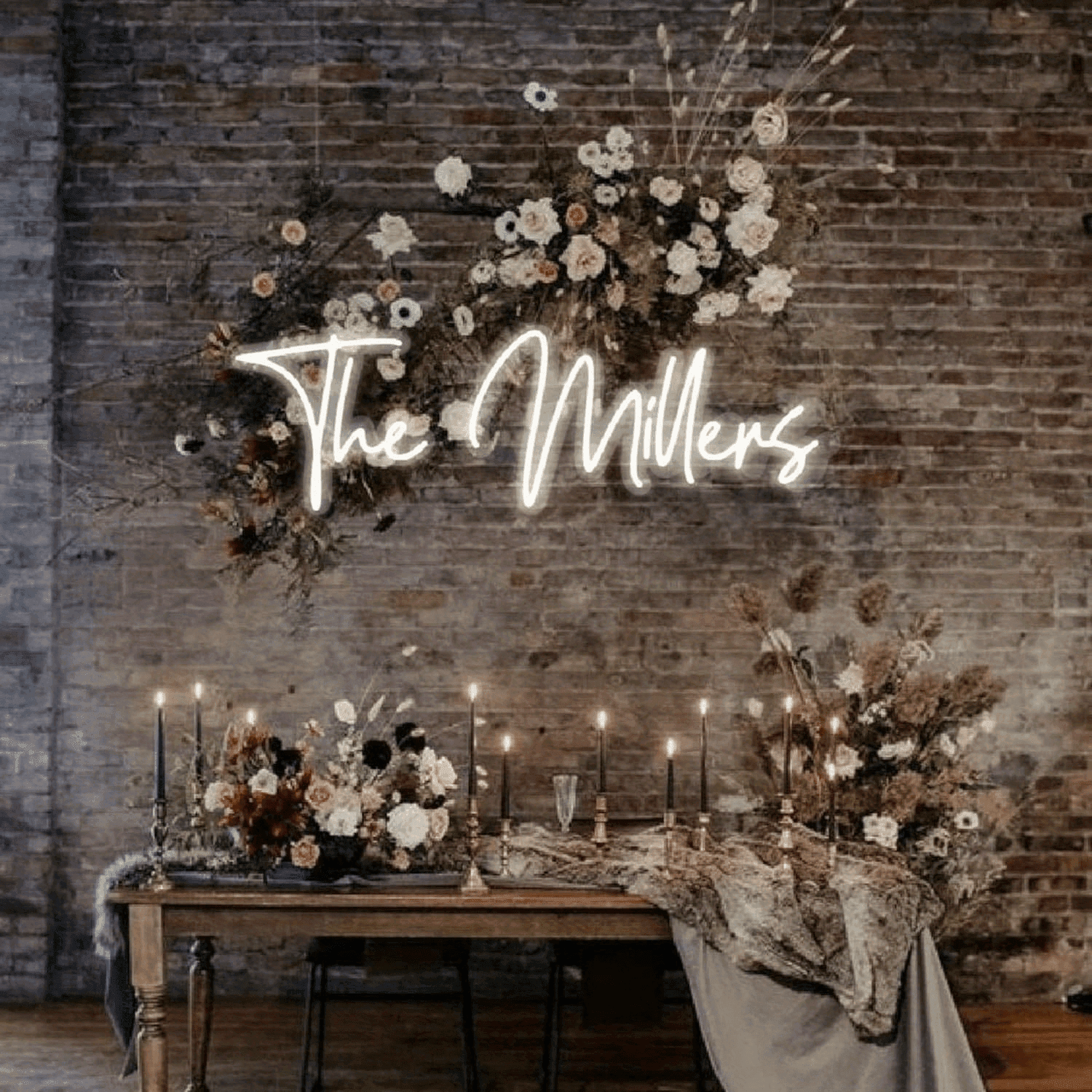 TEMU Personalized Three-line Neon Light Decoration, , Artwork With Text. Ideal For Bar Promotions, Bedroom Walls, Birthday Parties, Wedding Venues, Office Signage