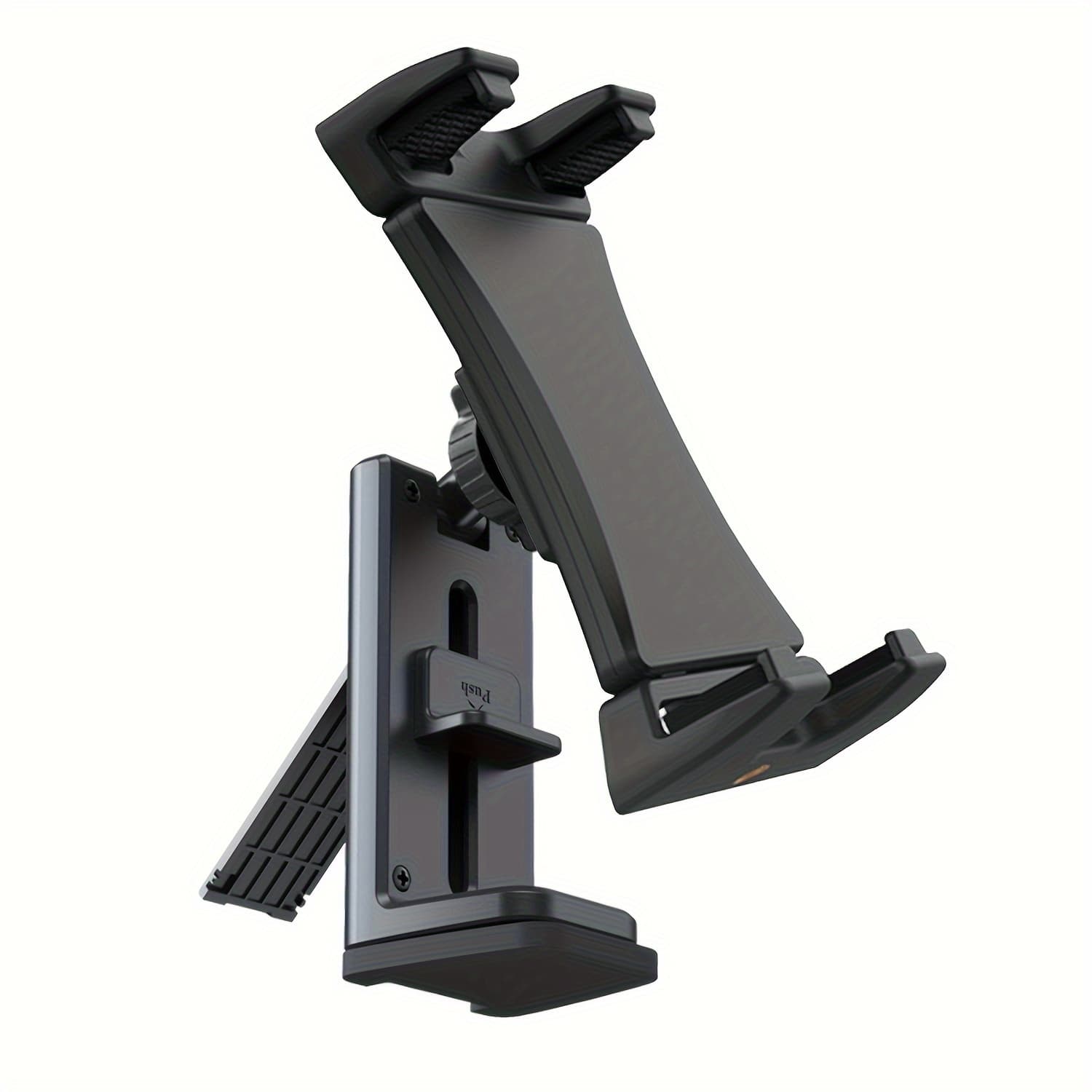 TEMU Multifunctional Travel Tablet Stand For Airplane, Train And Desktop Use With Rotating Live Streaming And Watching Stand Waterproof Abs Material