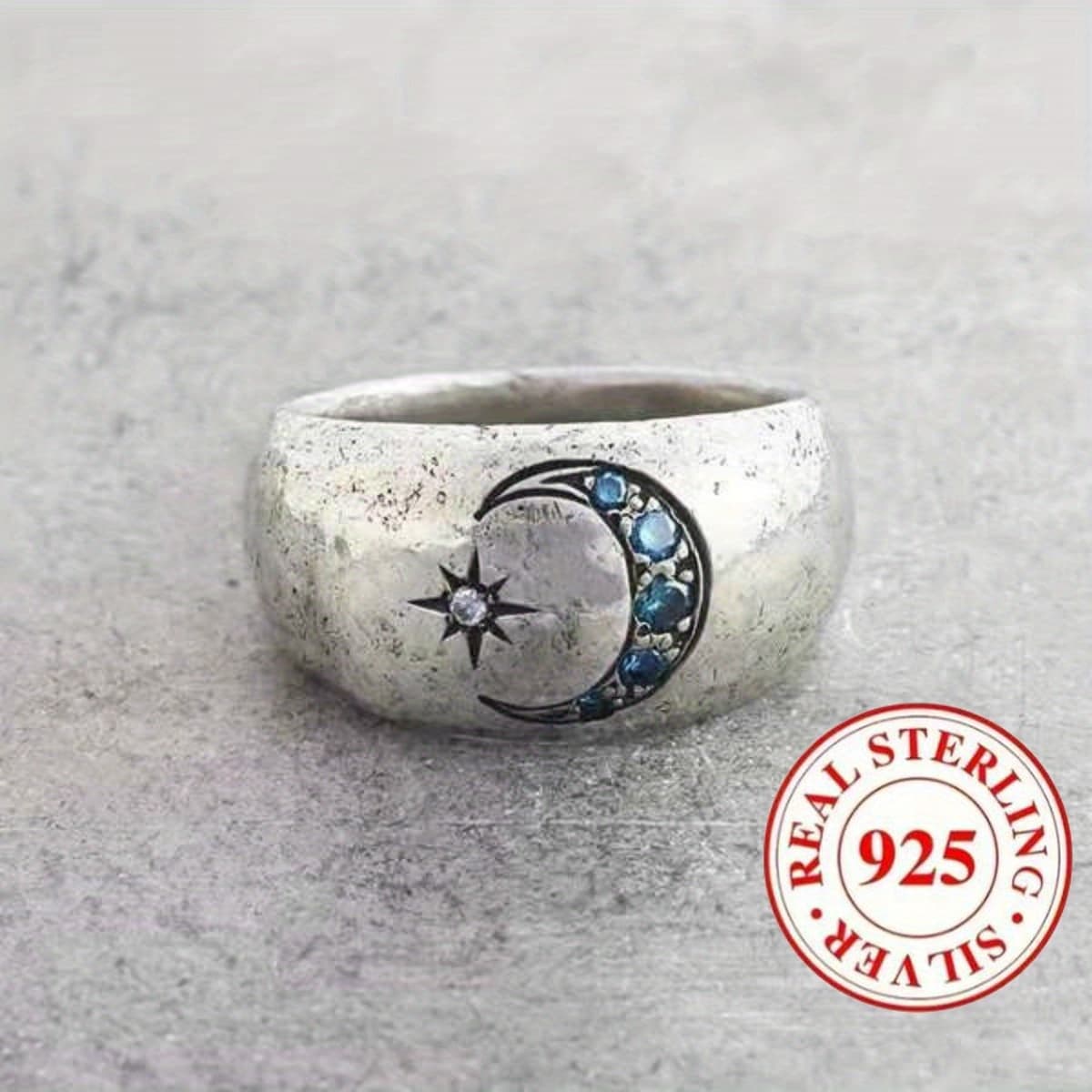 TEMU 9 Sizes From: And Moon Set Zirconia Women's Rings, Fashionable And Elegant Ladies' Rings