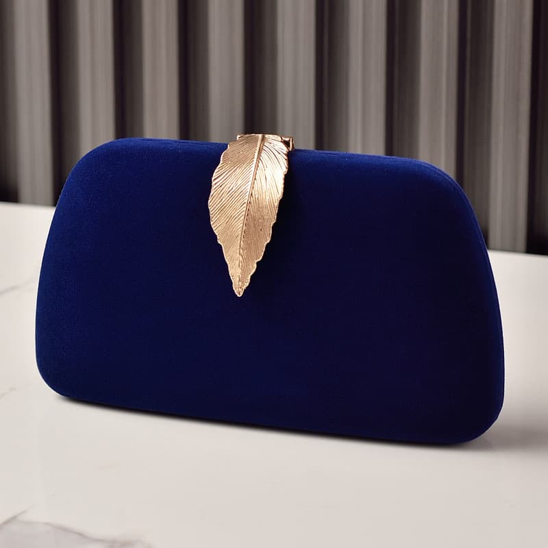 TEMU Velvet Leaf Qipao Messenger Bag | Luxurious Velvet Texture, Natural And Dynamic Leaf Symbolism, Three-dimensional Cut, Shape, Smooth Lines, Closure, Chain Accents, In Pink And Coffee