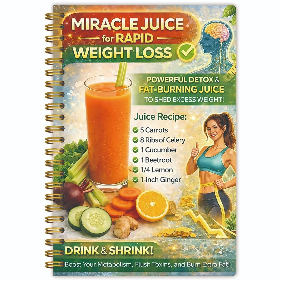 TEMU 1pc Fat Burning And Detoxifying Juice Themed Spiral Notebook 5.5x8.3 Inches | Can Record In Of Juice After Drinking | Weight Loss Drink Hand