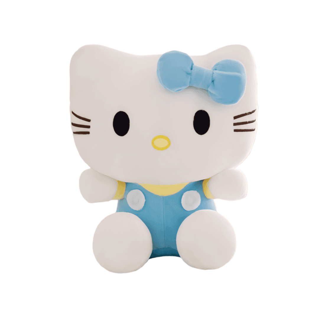TEMU Hello Kitty Plush Doll - Cute Kt Cat Doll With Soft Plush Body, Collectible Girl' Birthday Gift (red/blue/pink) - Suitable For & Hello Kitty Fans
