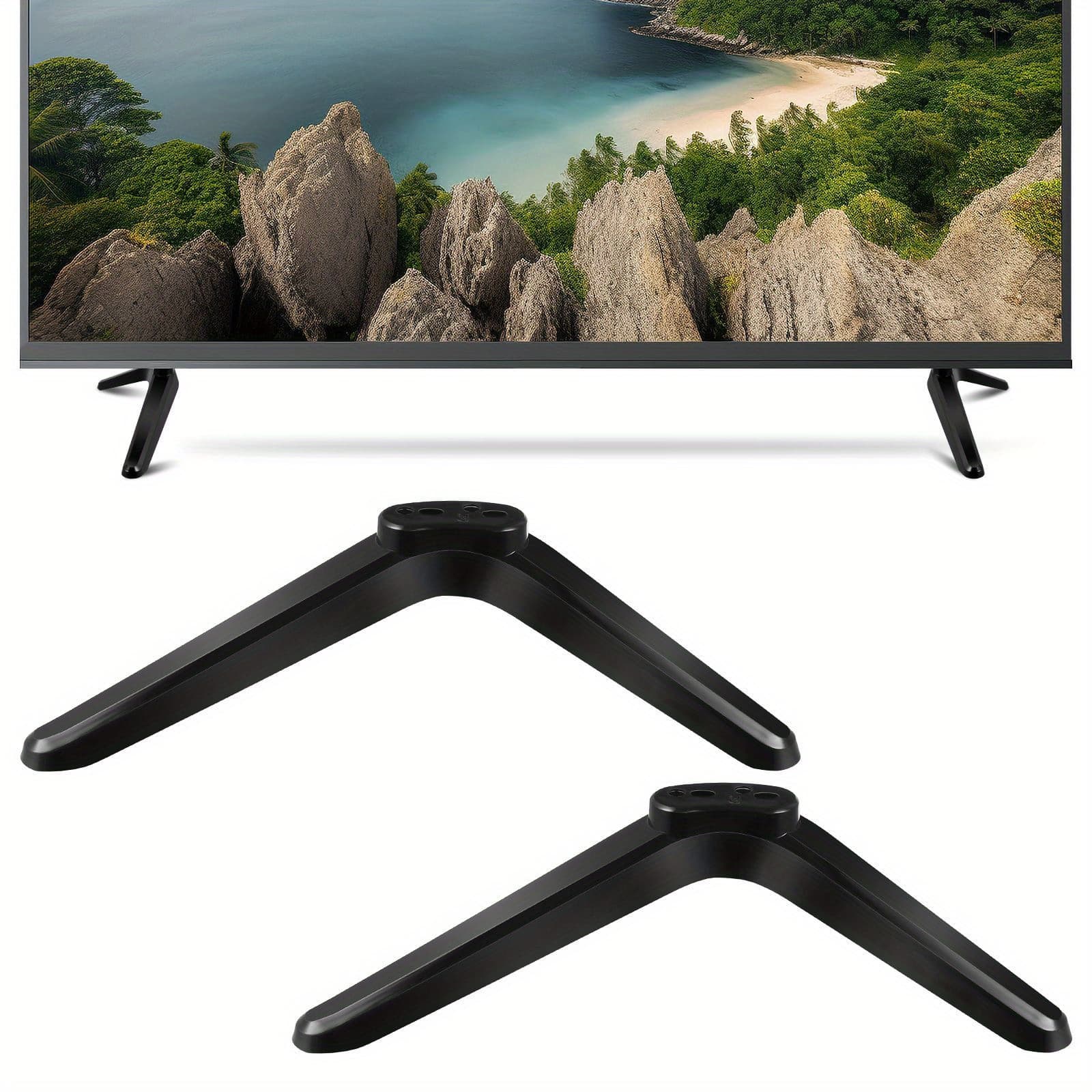 TEMU 2pcs Smart Tv The Computer Monitor Car Phone Holder Chain Supplies Desktop Tablet Universal