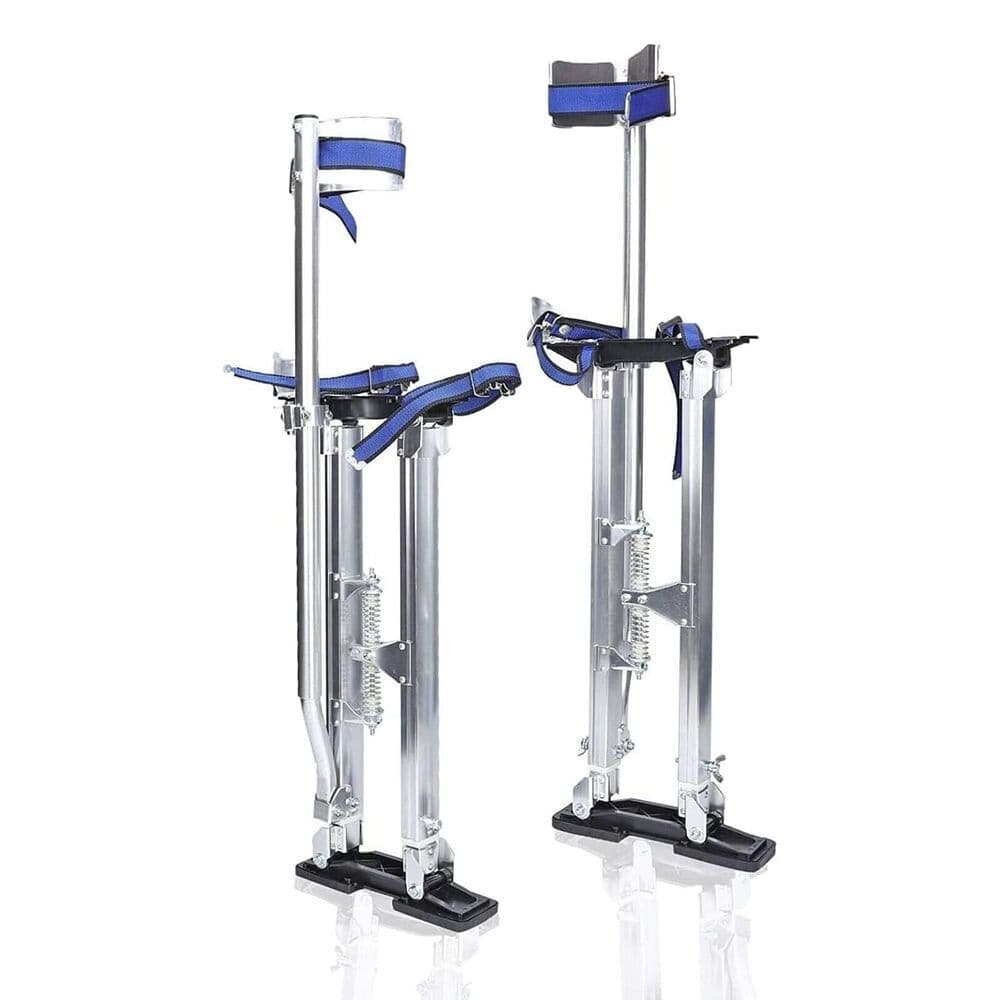 TEMU 24-40 Inch Drywall Stilts Aluminum Tool Silvery For Painting Painter Taping Silvery