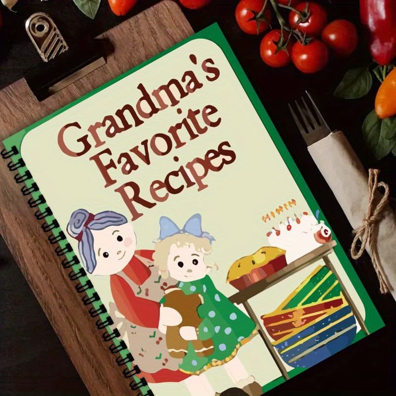 TEMU A5 Recipe Book, Interesting Recipe Notebook, Planner, Recipe Notebook Suitable For Cooking Enthusiasts, Perfect Dining Plan, Perfect Gift For Cooking Enthusiasts