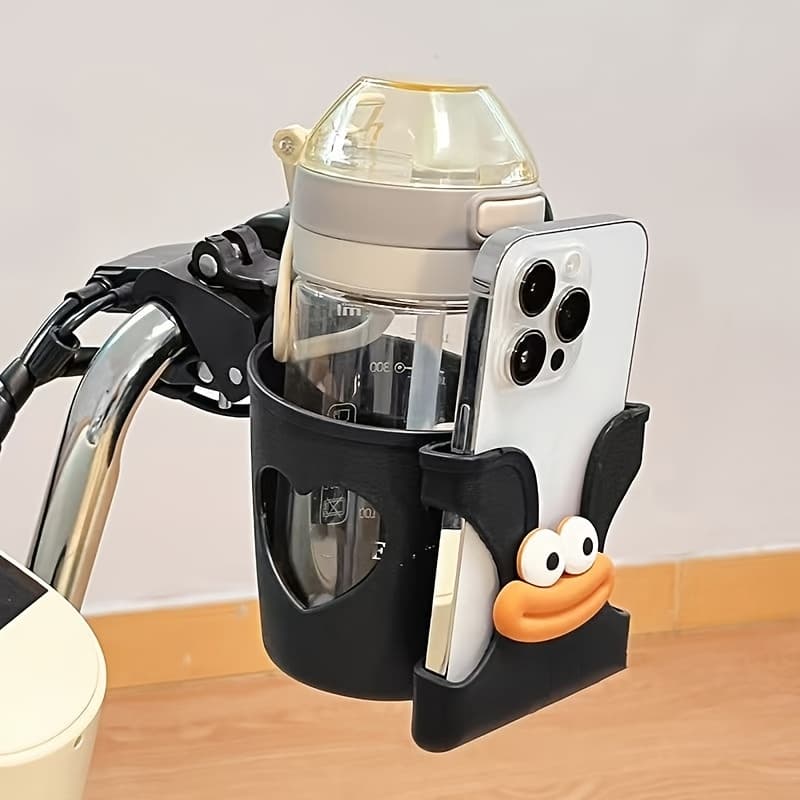 TEMU Cart Cup Holder With Mobile Phone Holder, Scooter Cup Holder, Universal Cup Holder, 2-in-1 Mobile Phone Holder Is Suitable For Trolleys, Bicycles, Wheelchairs, Bicycles, Multi-scene Cup Holders