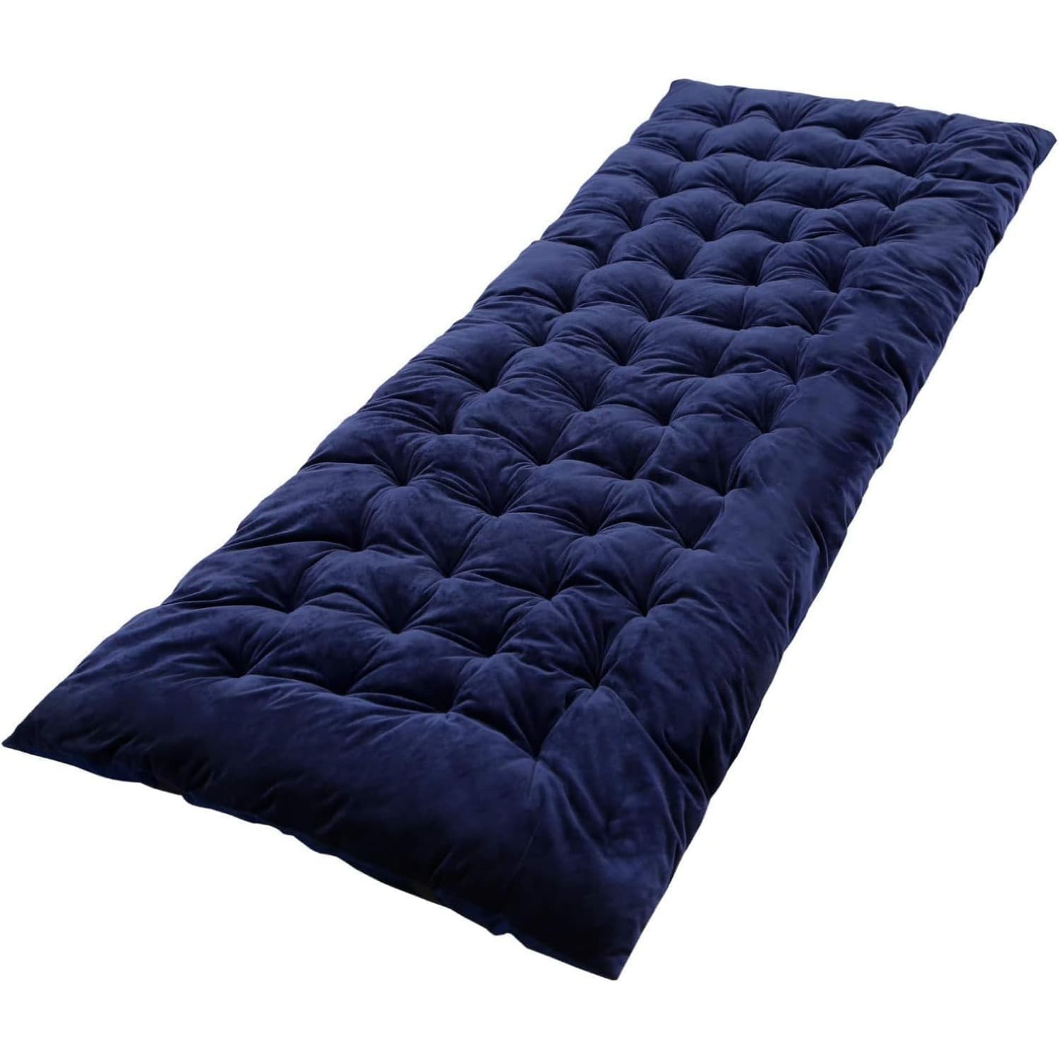 TEMU Folding Cot Pads For Sleeping Extra Thick, Soft Comfortable Velvet & Corduroy Fluff Camping Cot Mattress Pad For Backpacking Hiking, 75x28 Inches