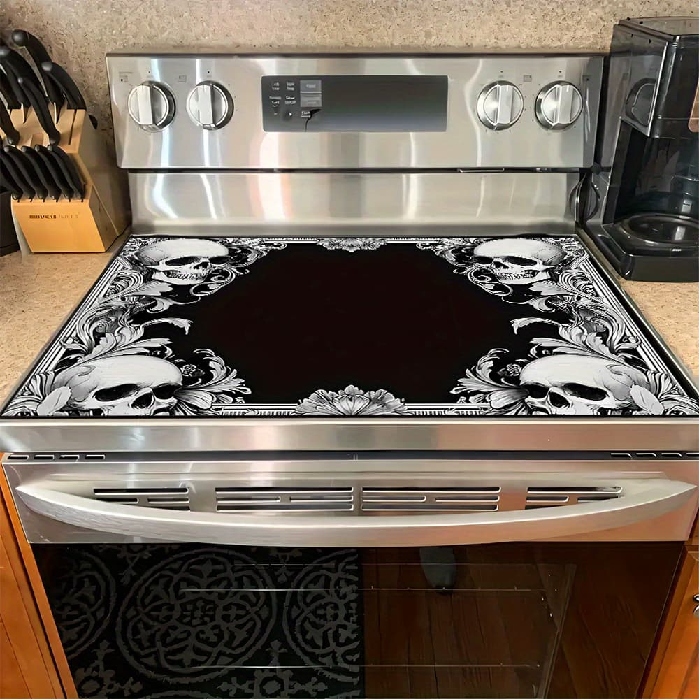 TEMU 1pc Design Heat Resistant Mat For Halloween Kitchen Table, Perfect For Stove, Table, Countertop Protection, Seasonal Decorative Pad