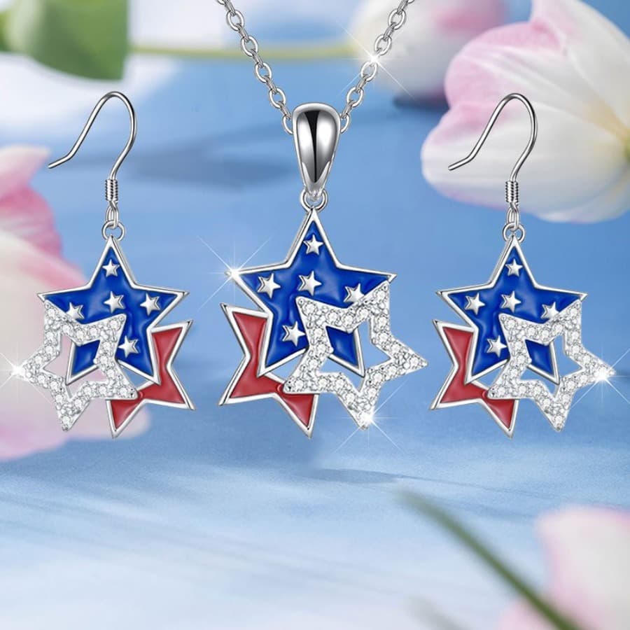 TEMU 1 Set Of 3 Minimalist Day Earrings And Necklaces, Party Memorial Jewelry, Multi-functional Exquisite Christmas And Birthday Gifts