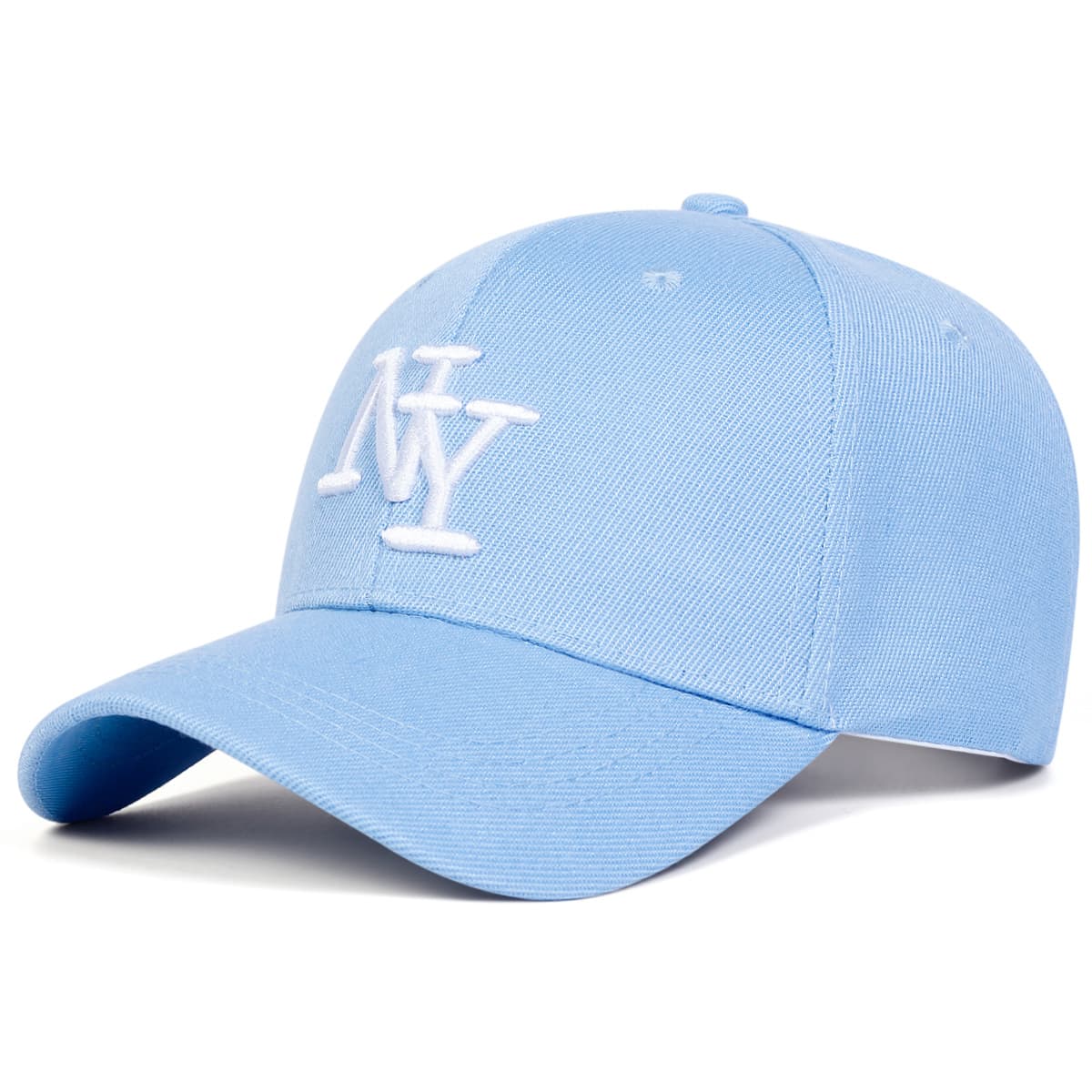 TEMU Men's Ny Embroidered Baseball Outdoor Adjustable Fashion Casual Hat Suitable For Spring Autumn Travel Beach Party