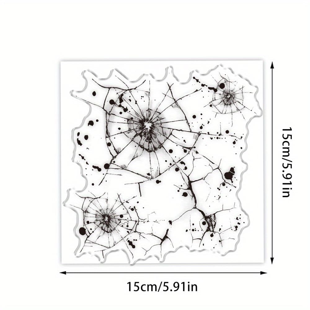 TEMU 1pc Original Irregular Clear Silicone Stamp - Transparent Square Embossing Stamp For Diy Scrapbooking, Cards, Journals - Summer Theme Craft Decoration, Silicone Stamps For Card Making