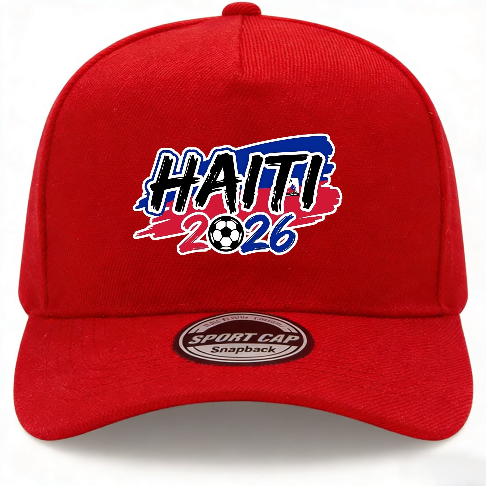 TEMU A Must-have For The 2026 Summer Football Games, This Fashionable, Versatile, Easy, And Unique Baseball With A "haiti" Pattern Print Is Suitable For Men And Women And Is In Multiple Colors