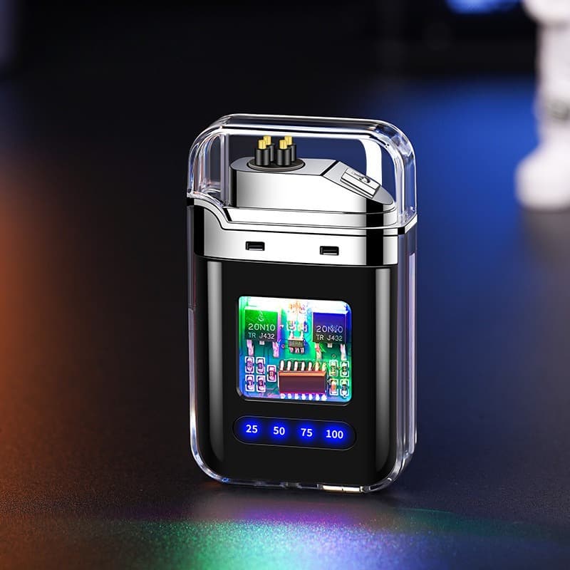 TEMU 1pc A Double , Which Is Windproof And Flameless, Via Usb. It Features 3 Levels Of Light Adjustment And Has A . This Exquisite And Compact Lighter Is Perfect For Outdoor Activities, Camping