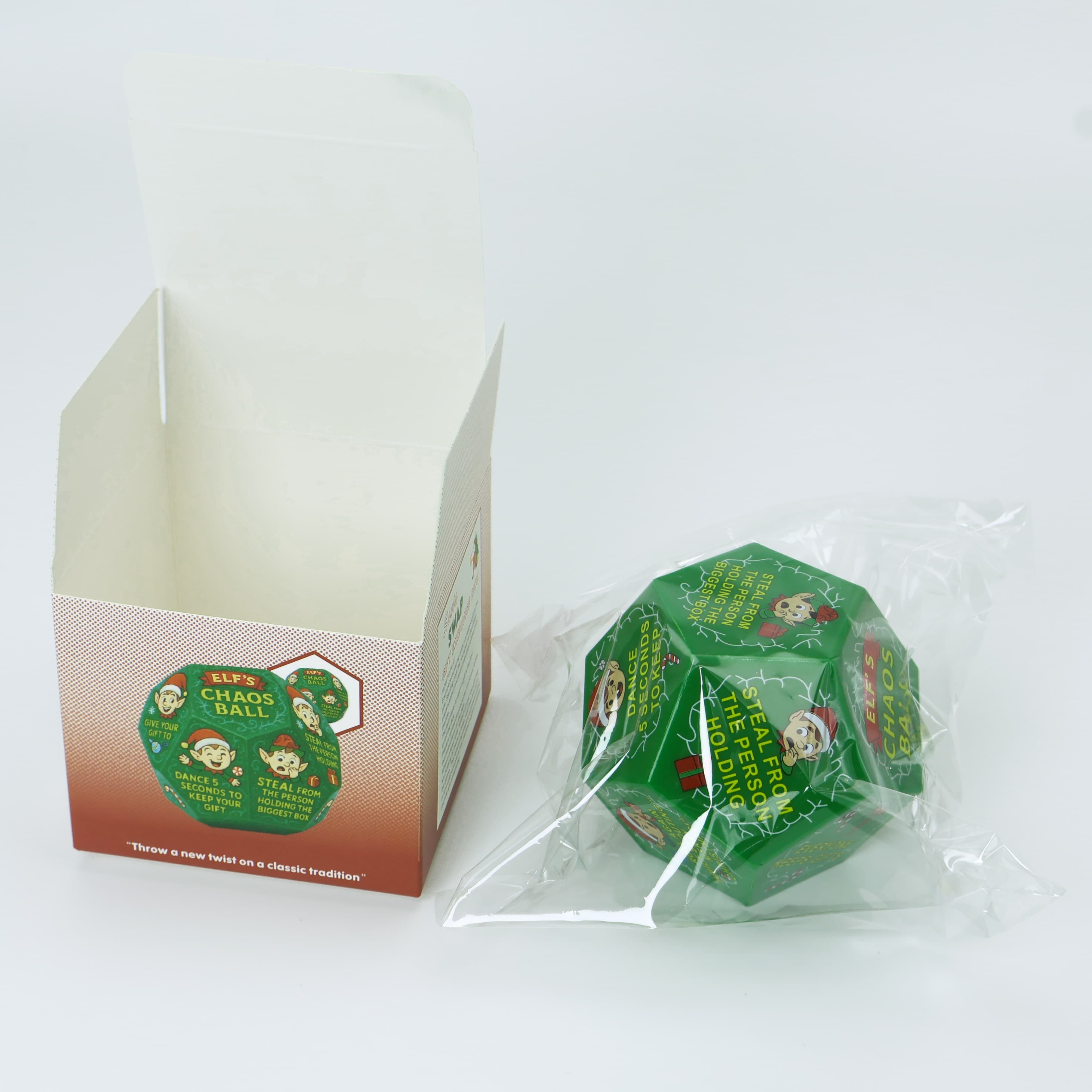 TEMU 2026 New Holiday Gift Exchange Dice - 12 Faces, 3x3x3 Inches, Supplies For Christmas Party Games At Home And Work, Christmas Presents, Gift Swap Dice