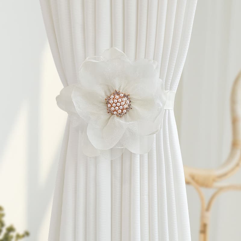 TEMU 1pc Magnetic Curtain Tieback With 3d Magnetic Curtain Hook Curtain Tie Suitable For Bedroom, Living Room Home Decor