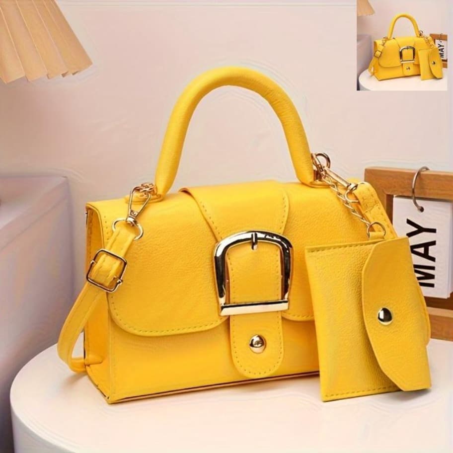 TEMU This Stylish And Elegant Crossbody Bag For Women Is In Multiple Colors. Made Of Pu Material With , Suitable For Casual And Formal Occasions. Designed By A Modern Female Designer