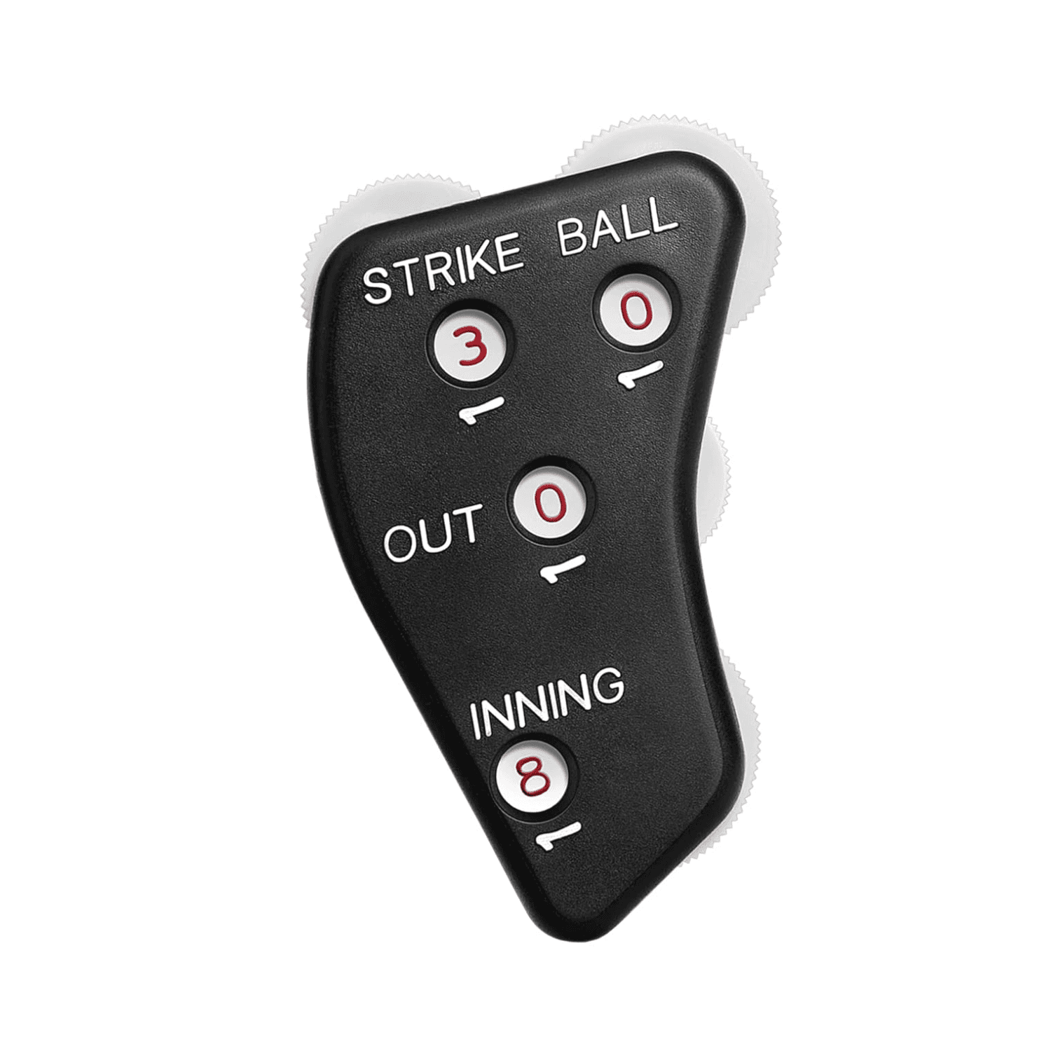 TEMU 1 Wheel-based Baseball Umpire Clicker, Umpire Signaling Device, Practical Baseball Counter Clicker For Scorers To Record Outs And Runs