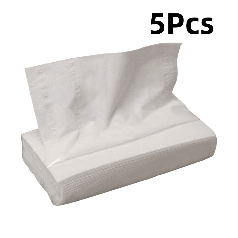 TEMU 5-pack/10-pack Car Tissue Refills, 50 Sheets Per Pack, Suitable For Daily Home Use, Party , Car Tissue, For