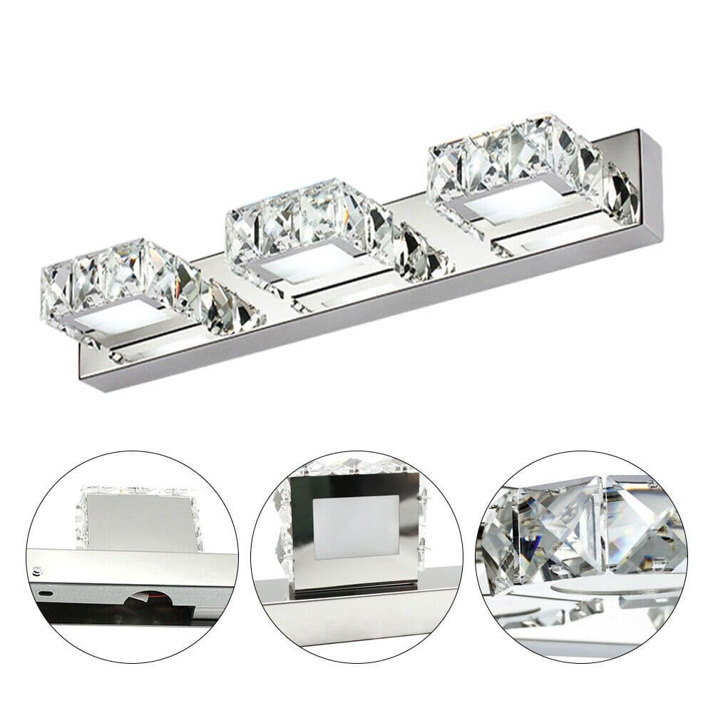 TEMU Modern Toilet Front Mirror Makeup Wall Lamp Fixture Bathroom