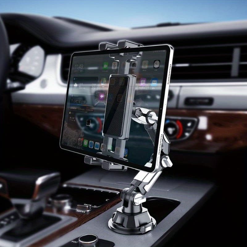 TEMU New Robotic Arm Tablet Stand, Ipad Cup Holder Car Mount Heavy Duty 360° Rotation Adjustable Universal Tablet Stand Cradle Cup Phone Holder Car Compatible Ipad Phone 4. 7 - 13 "equipment