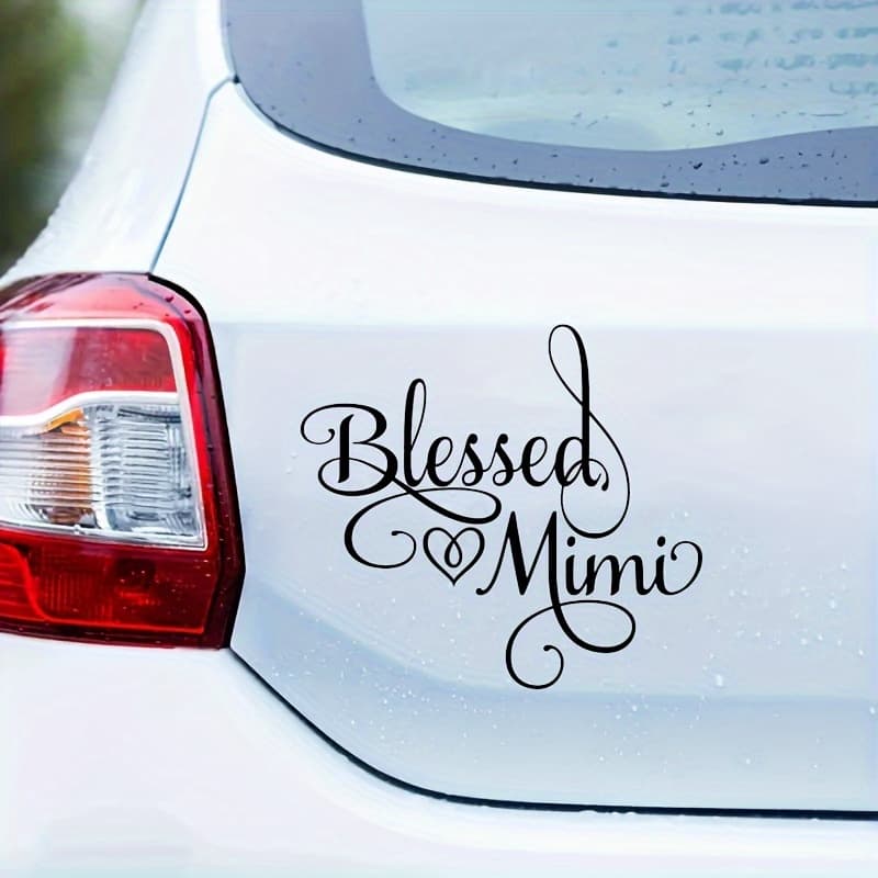 TEMU Mimi Car Stickers Vinyl Material Suitable For Laptops, Trucks And Wall Trim