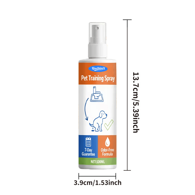 TEMU Pheromone Training Spray Suitable For Puppies & Kittens - Instant Odor Signal Potty Aid, Quick Housebreaking For , Mess-free Potty Training Solution For Use, Care For Owners