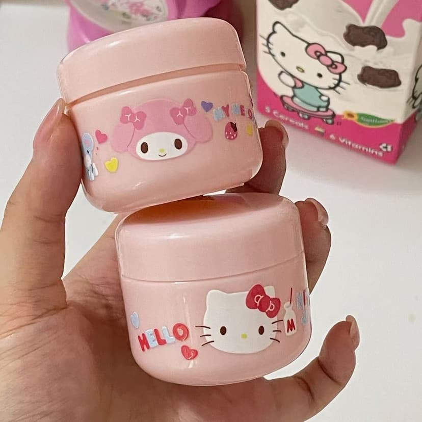 TEMU 2pcs- Hello Kitty 50g Cute Portable Lotion Bottle, Travel Skin Care Dispenser