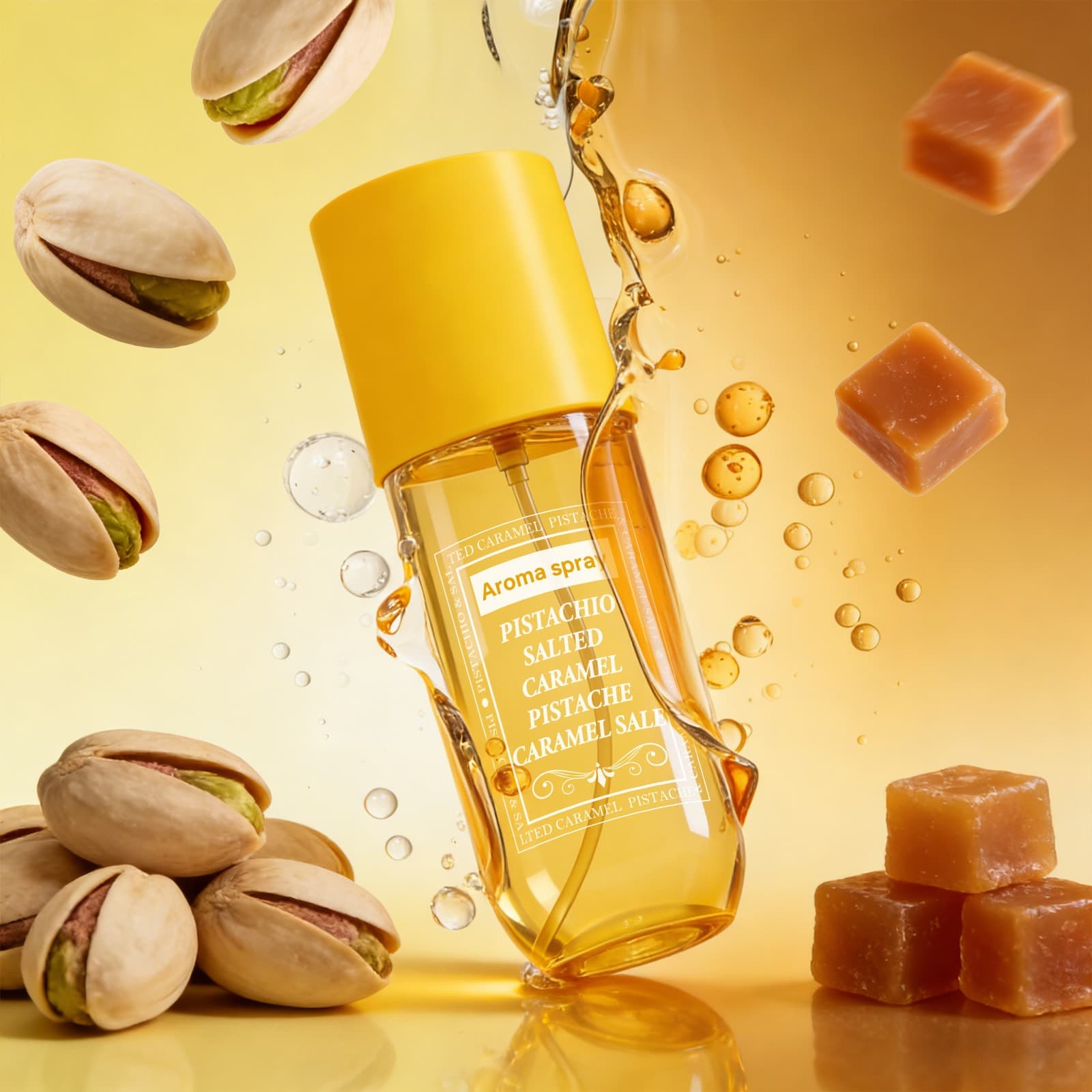 TEMU 240 Ml 62 Number Perfume, | Long Lasting With Pistachio & Caramel | Alcohol-free Fragrance For Dating, Cloth Softening & Odor Removal | Just The Whole Room, Sweat Perfume