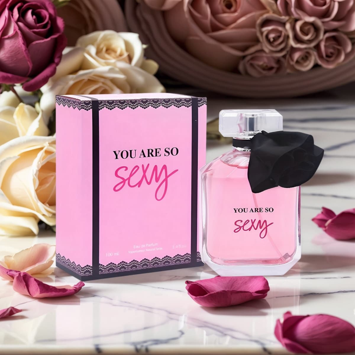 TEMU You Are So Lasting Fragrance Women's Perfume Spray, With A Light And Elegant Floral Scent, Suitable For Daily Wear, An Ideal Holiday Gift, 3.4 Ounces.